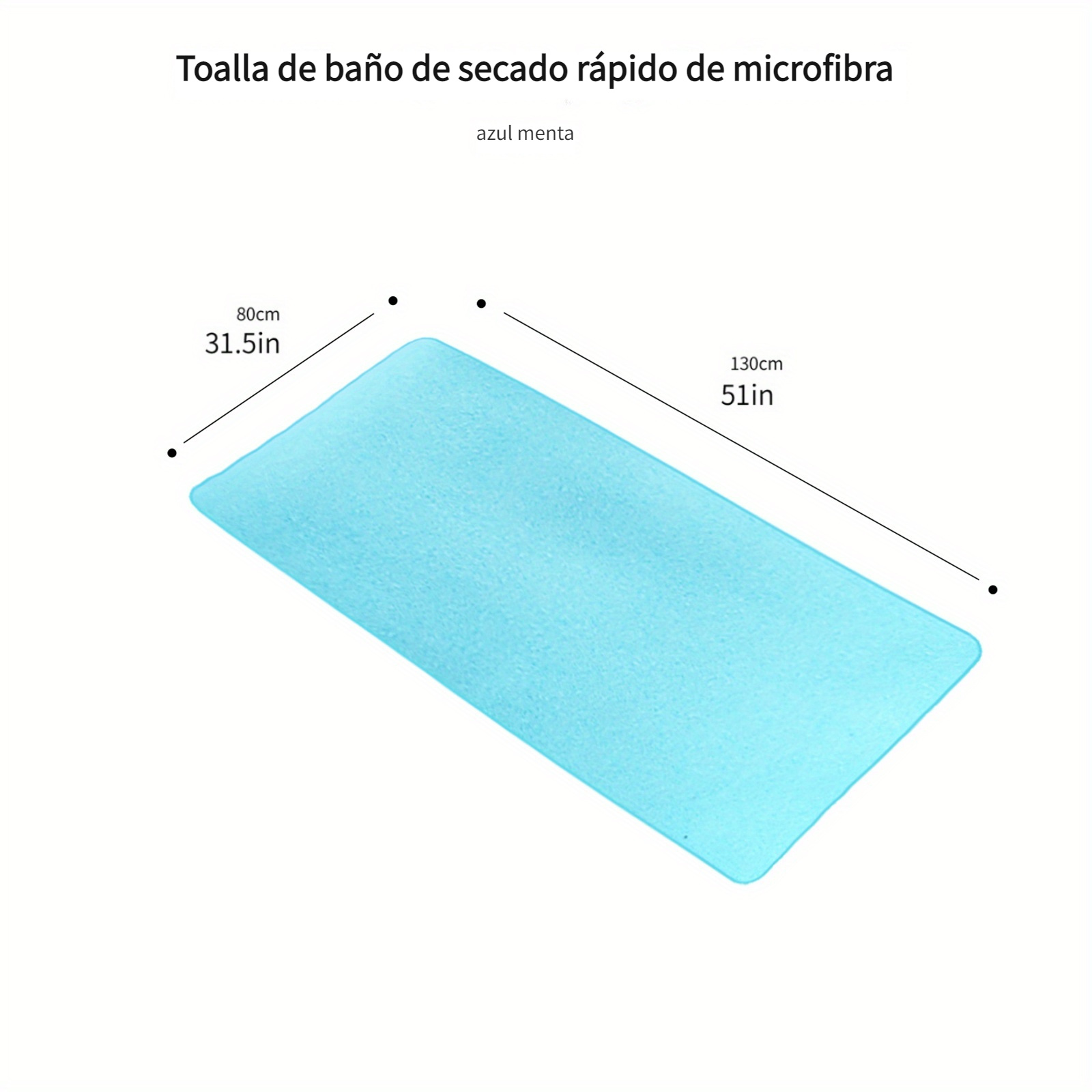 1 Toalla Baño Microfibra Adultos Toallas Baño Grandes Manta - Temu