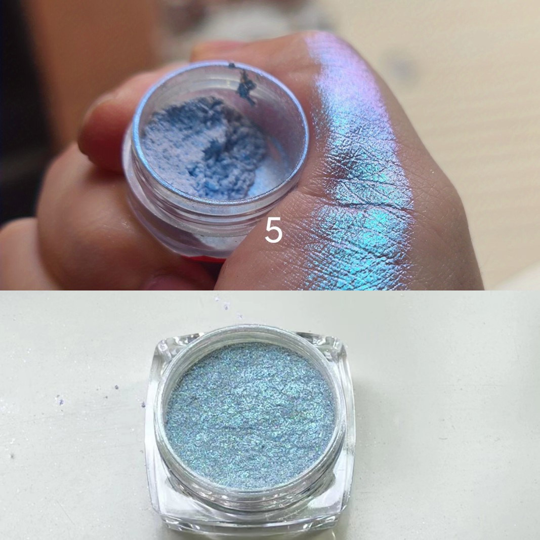 Holographic Eyeshadow Pigment Eyeshadow Powder Chameleon - Temu