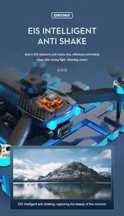 xt204 light flow brushless remote control drone with hd dual camera 1 2 3 batteries 360 intelligent obstacle avoidance headless mode track flight wifi fpv mobile app control foldable quadcopter details 5