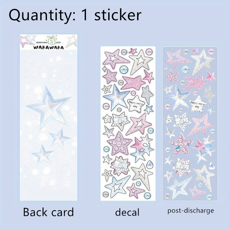 Glitter Stickers Stars - All That Glitters