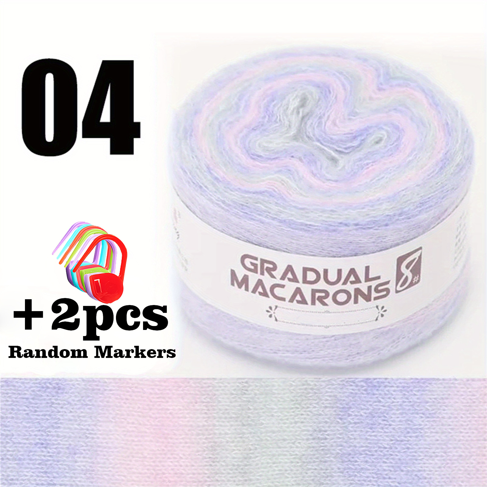 100g /Ball Segment Dyed Yarn Soft Mohair Yarn Hand Knitting Plush