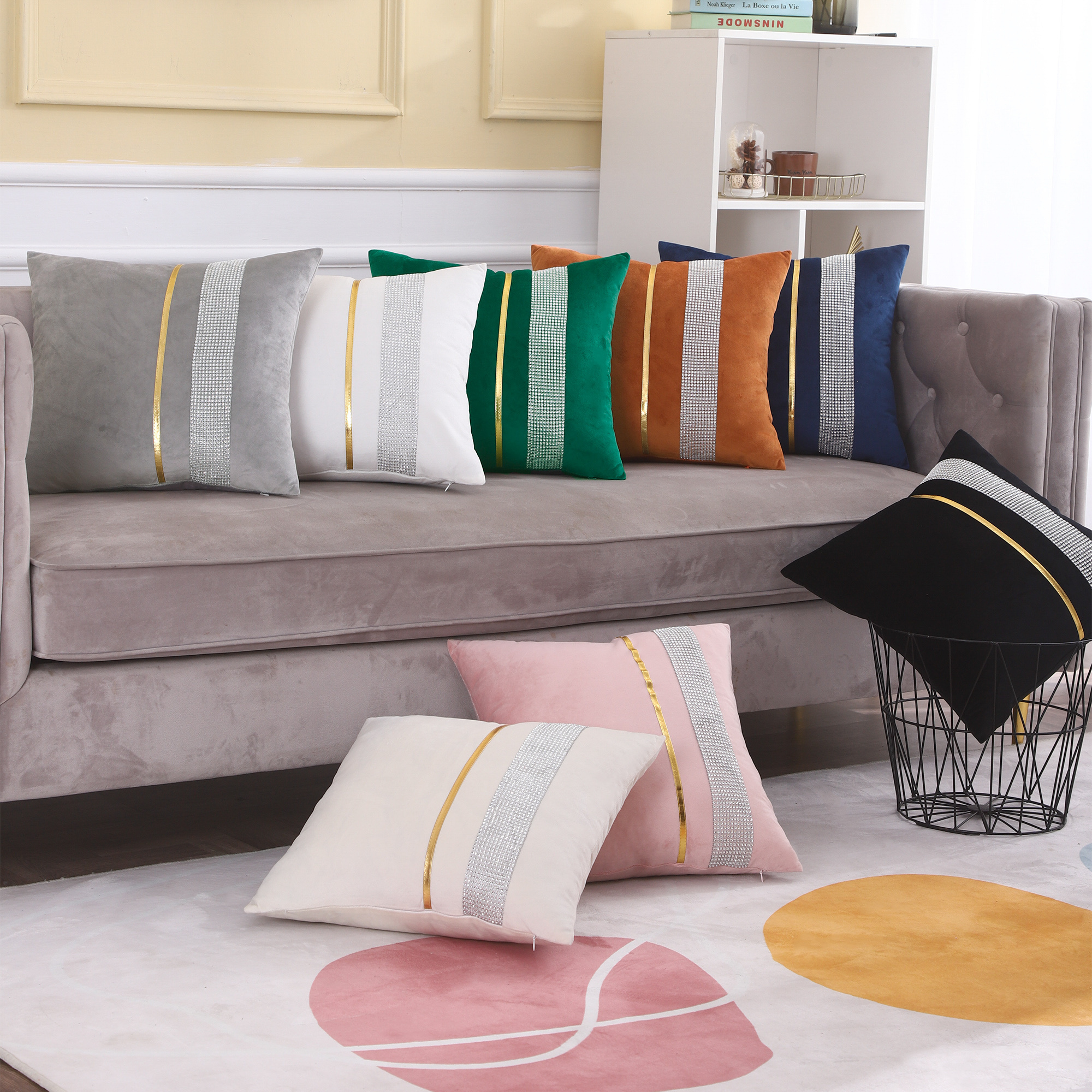 Cushion Covers Stripe Home Decoration Luxury Cushion Covers Temu