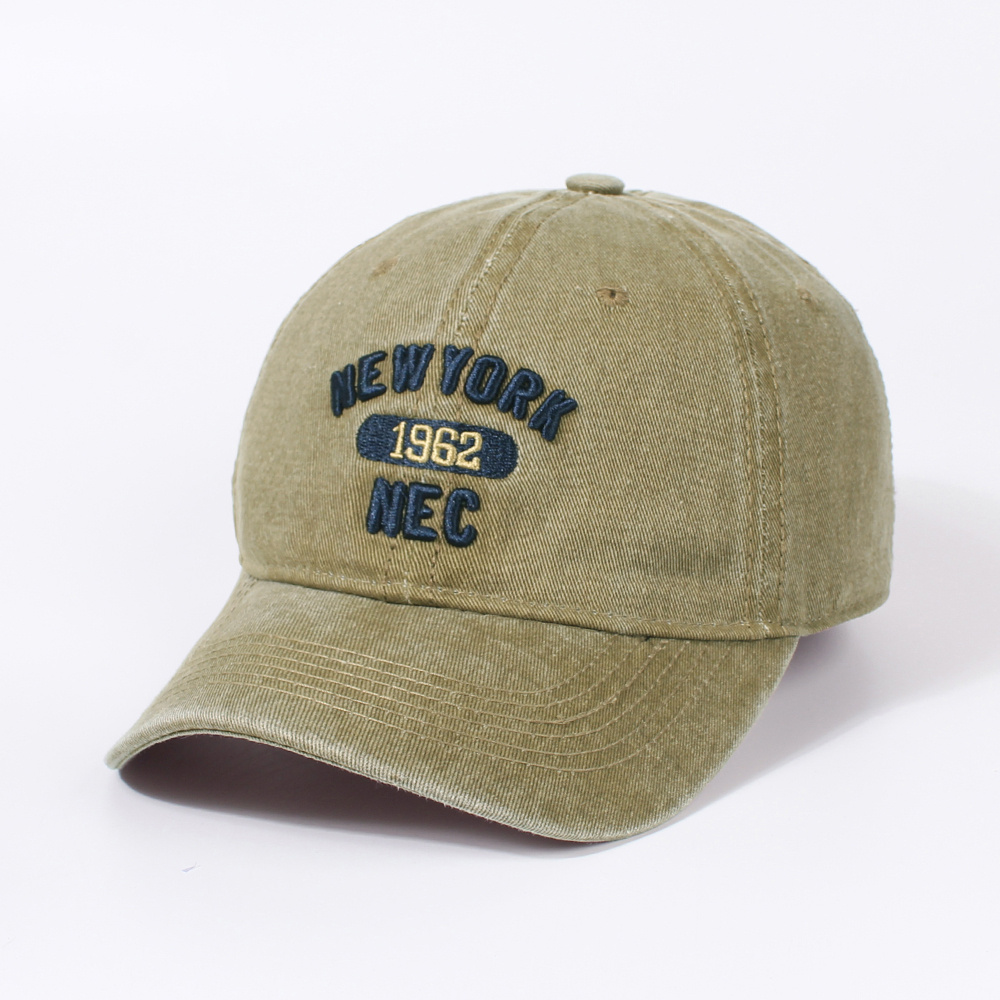 New York 1962 ベースボールキャップ 刺繍 ウォッシュド ディストレス
