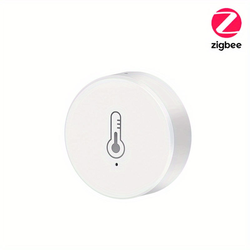 ZigBee-Sensor inteligente de humedad y temperatura, WiFi, Tuya, Smart Life,  funciona con Hub inalámbrico, puerta