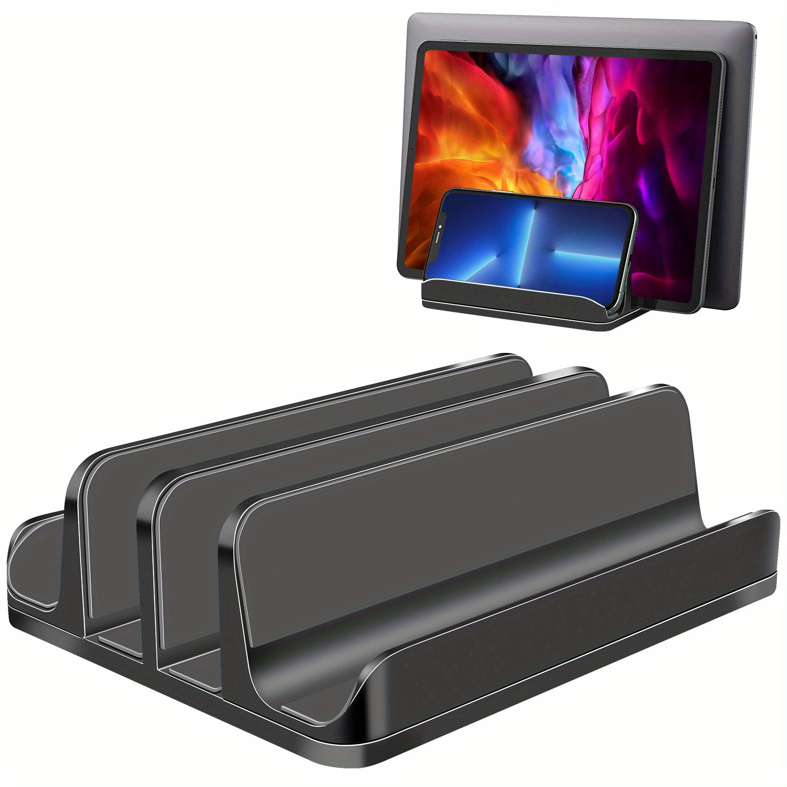 Supporto Laptop Verticale Desktop In Alluminio Supporto - Temu Italy