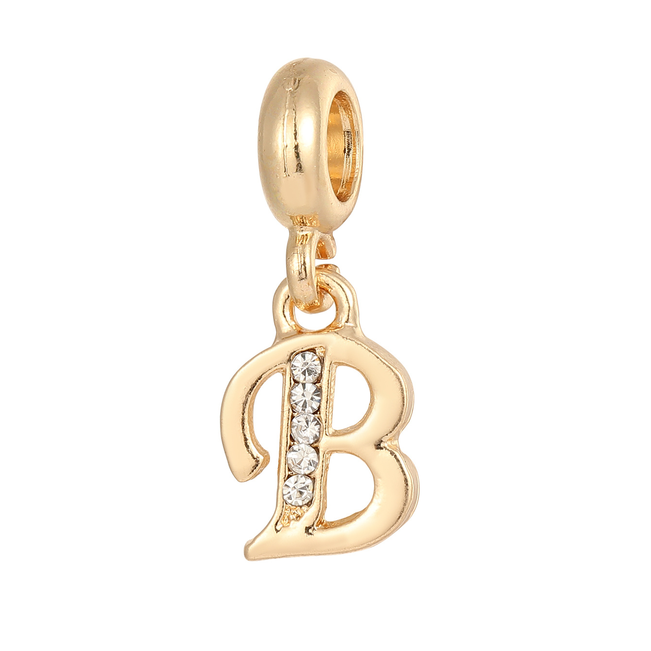 letter b necklace letter charms for