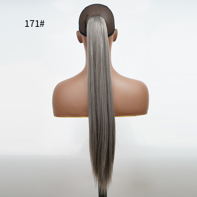 Long Straight Hair Ponytail Braid Wig Synthetic Heat Resistant 613