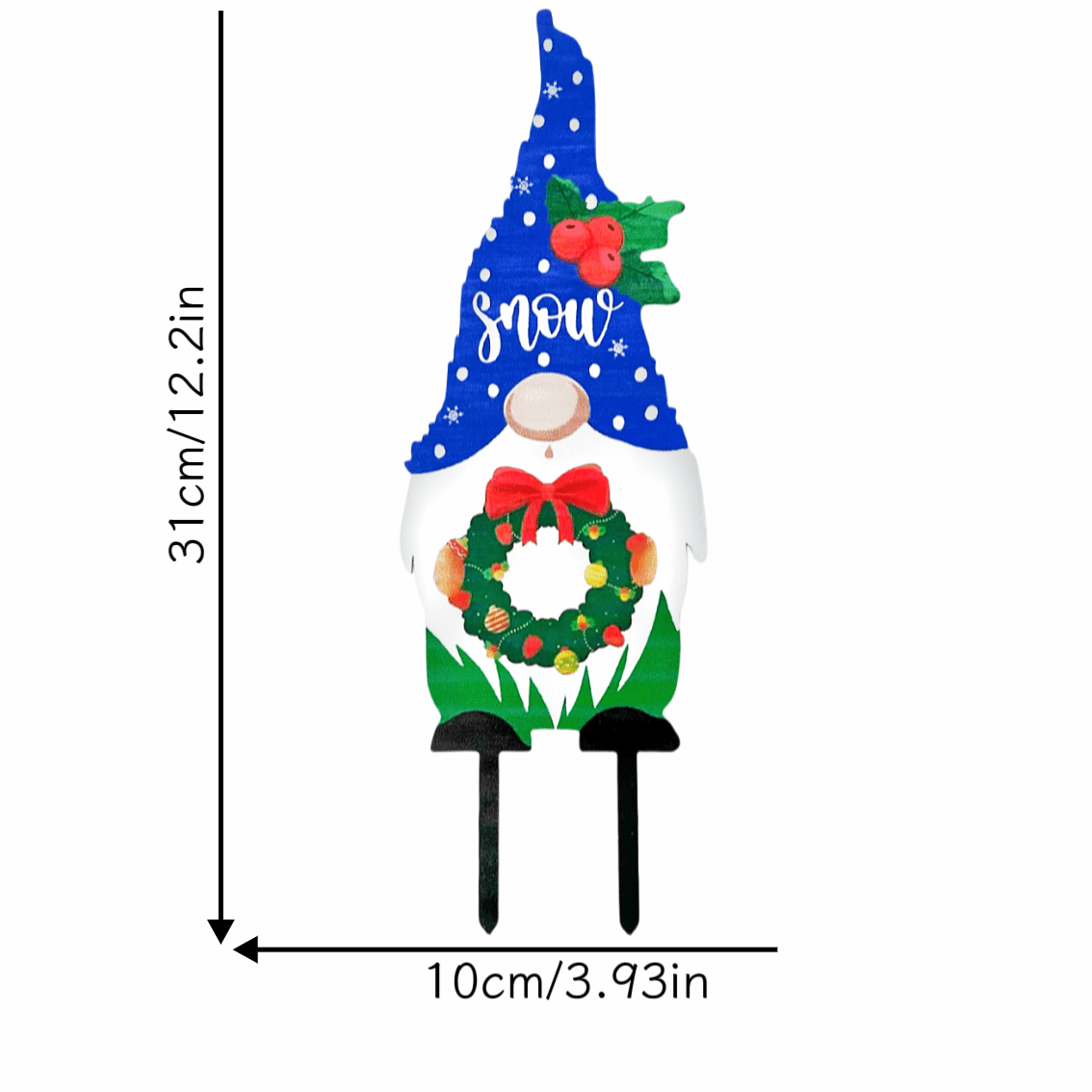 1pc Decorazioni Natalizie Esterno Gnome Santa Benvenuto - Temu Switzerland