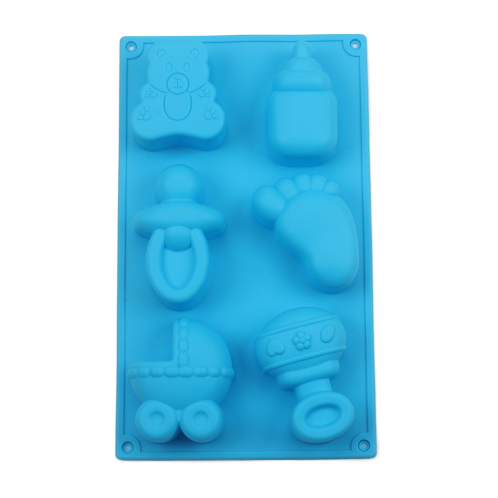 2 Pack Cute Baby Silicone Molds, 3D Baby Shower Themed Baking Mould, Cake  Decorating Tools for Chocolate, Soap, Sugar Craft, Candy, Cupcake Topper,  Polymer Clay 