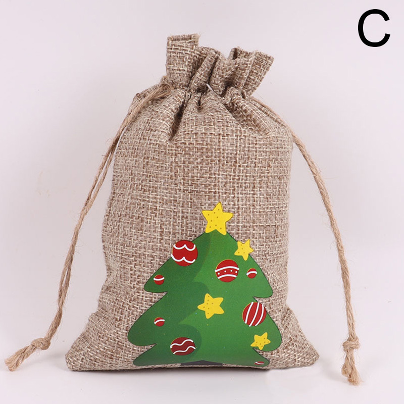 1 pieza Juego de bolsas de regalo de Navidad con cordel - Temu