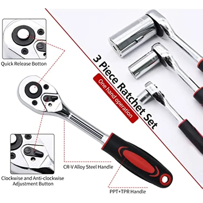 Drive Ratchet Handle Professional Heavy Duty Ratchet Set - Temu