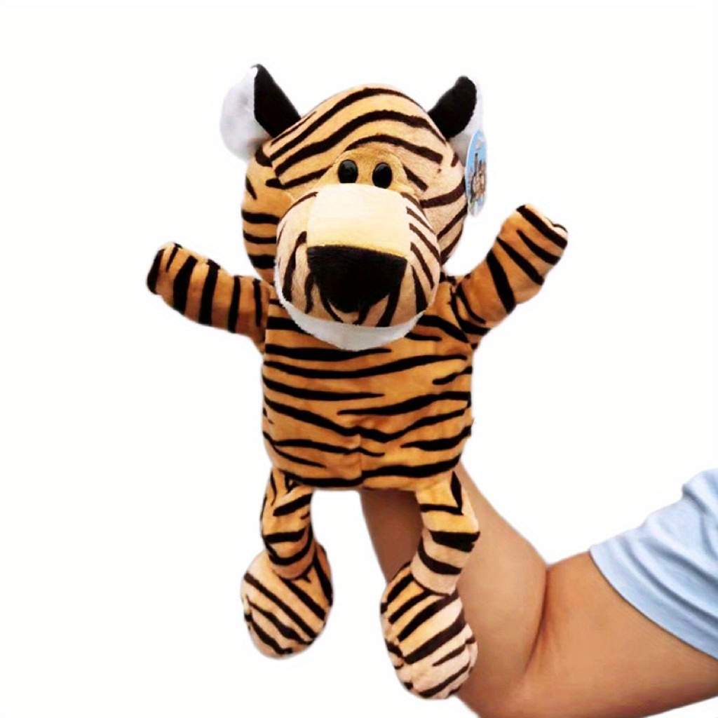 Le Tigre - Marionnette à main Enfant - Puppet World - BCD JEUX