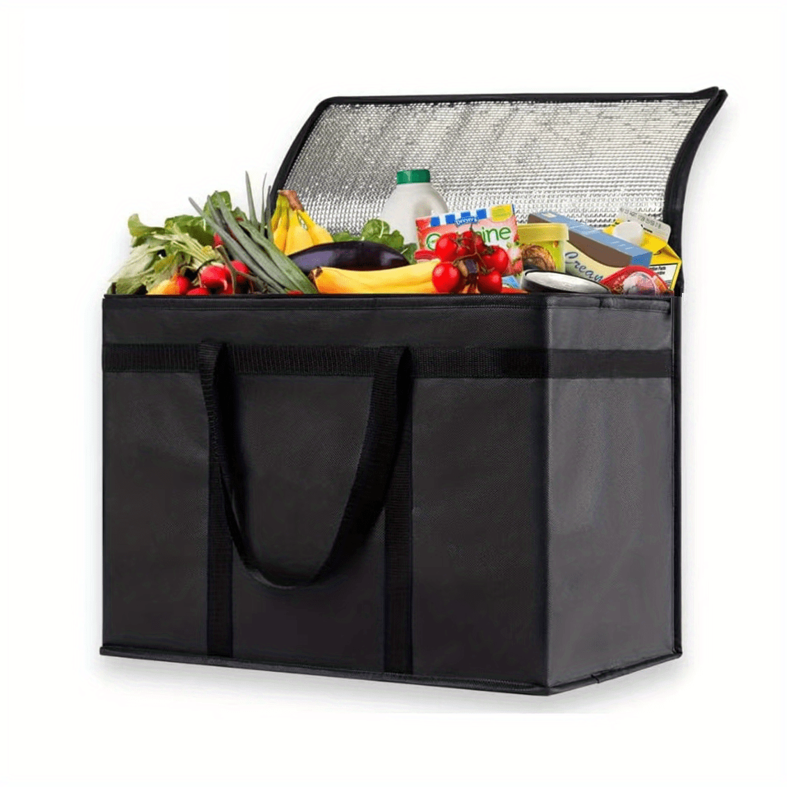Zerodeko Bolsa térmica autosellante para preservación de calor, bolsa de  aislamiento de alimentos, bolsa de comida de aislamiento, bolsa de  transporte