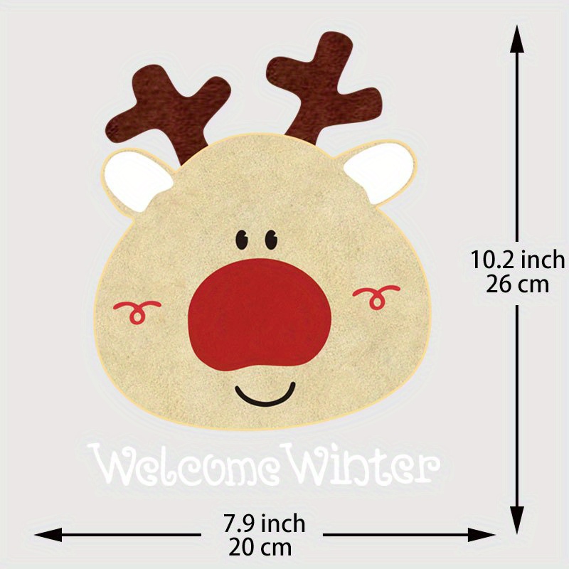 Merry Christmas Text Elk Iron Decals Diy Iron Patches Heat - Temu Australia