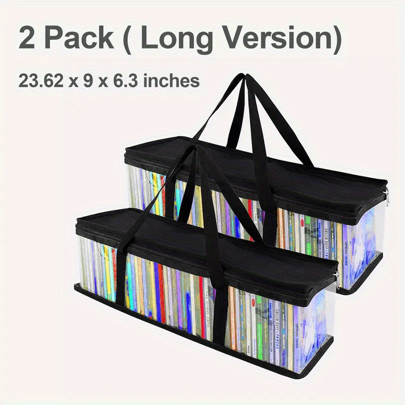 Disc Storage Bags Plastic Transparent Media Storage Bags - Temu