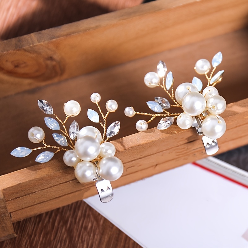 Flower-shaped Rhinestones Crystal Shoe Clips Women Bride Wedding Party  Jewelry Charms Buckle Shoe Decoration Accessories 1pair