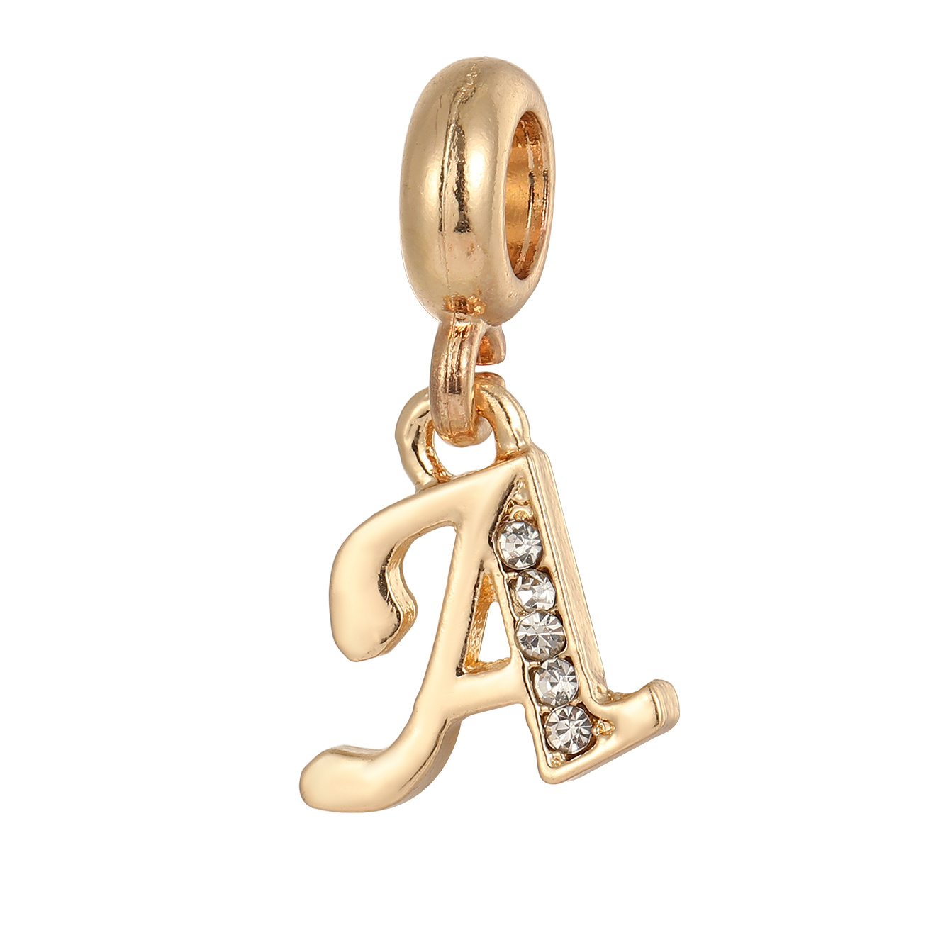 Letter A Alphabet Charm