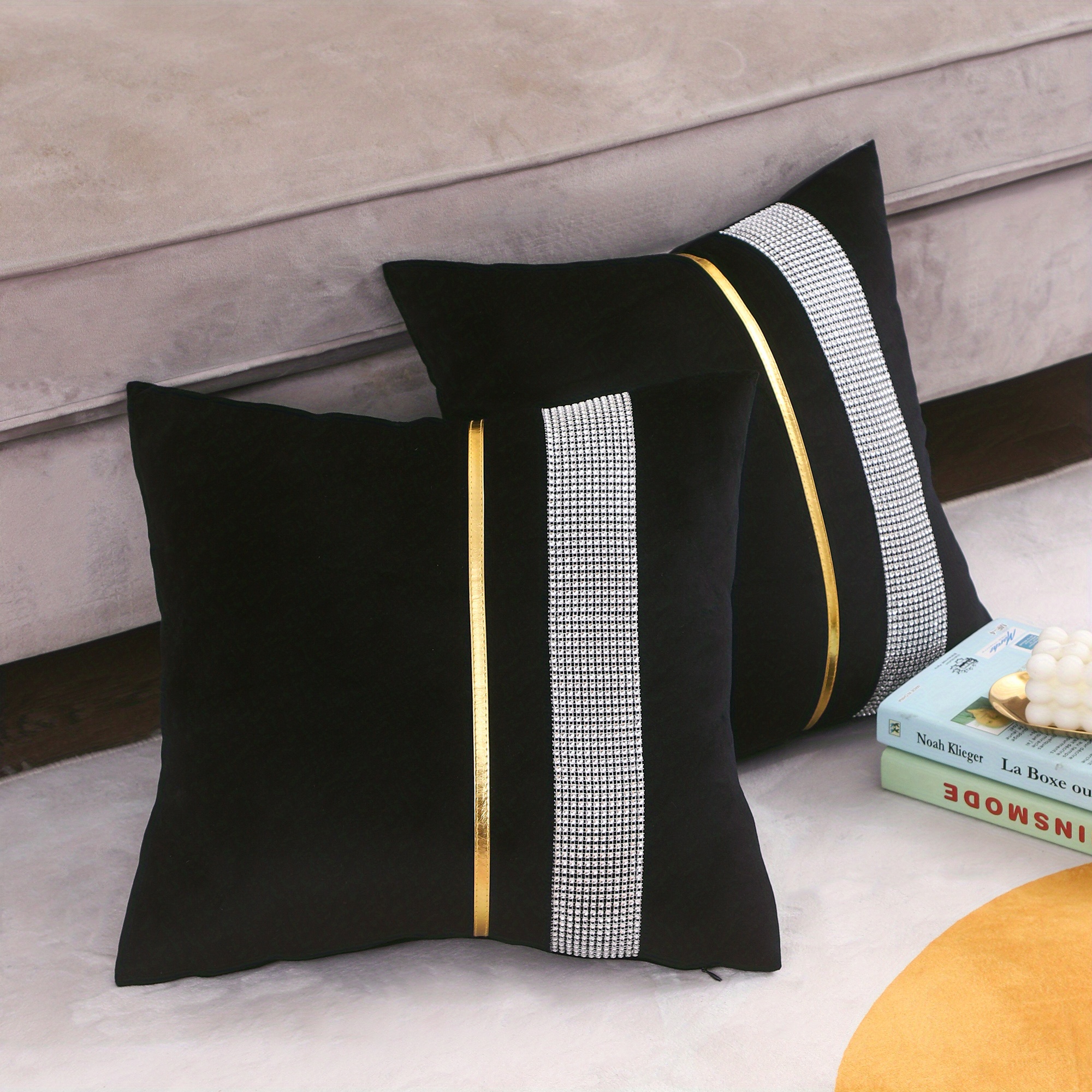 Cushion Covers Stripe Home Decoration Luxury Cushion Covers Temu