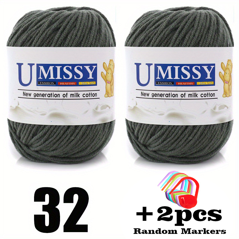 12*50g Acrylic Yarn Skeins - 1300 Yards of Soft Yarn for