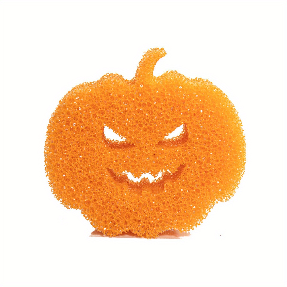 Halloween Pumpkin Shaped Cleaning & Temperature Sensitive Sponge