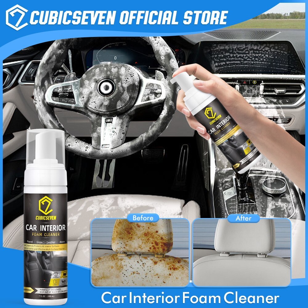 Car Foam Cleaner Spray Multifunctional Leather Steering - Temu