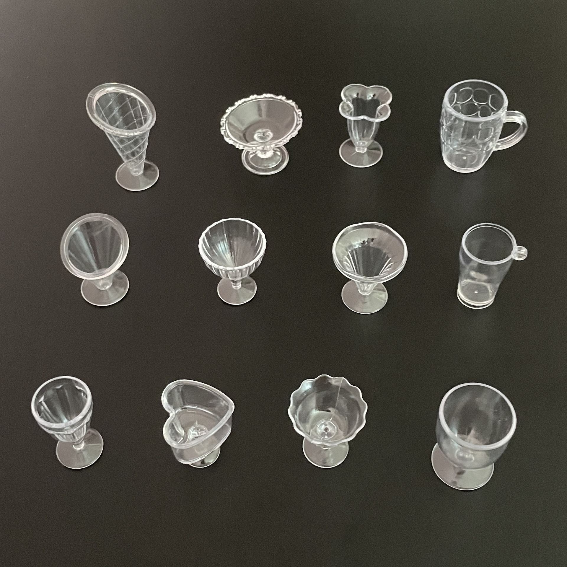 12 Pcs Ultra Léger Argile Crème Sol Outil Matériel Accessoires Simulation  Alimentaire Jouer Mini Transparent Crème Glacée Sundae Tasses Pour Mini  Dollhouse - Temu Belgium