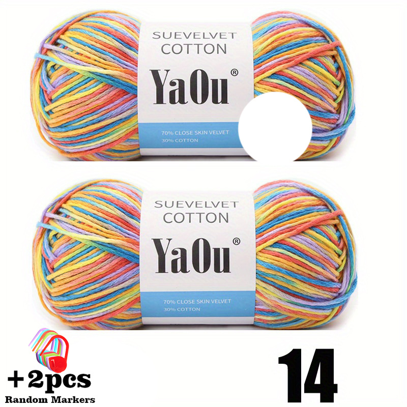 Multicolor Yarn Hand Knitting Yarn Crochet Soft Warm Yarn - Temu