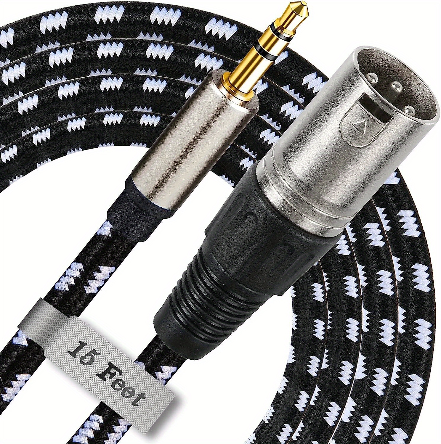 3 Pin Female Xlr To Trs Stereo Jack Cable Adapter For - Temu