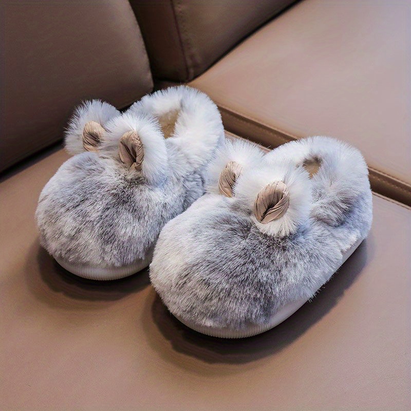 Slip on best sale furry shoes