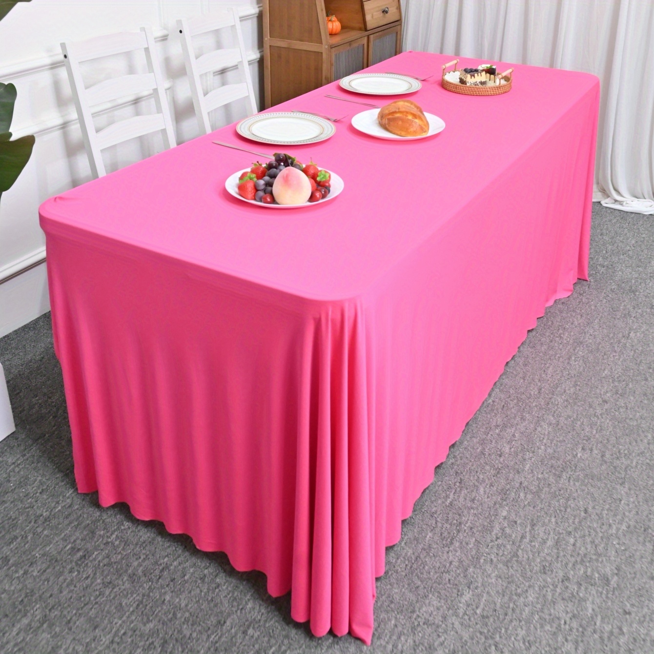 Housse Table Banquet 183 cm - 1 Côté Ouvert
