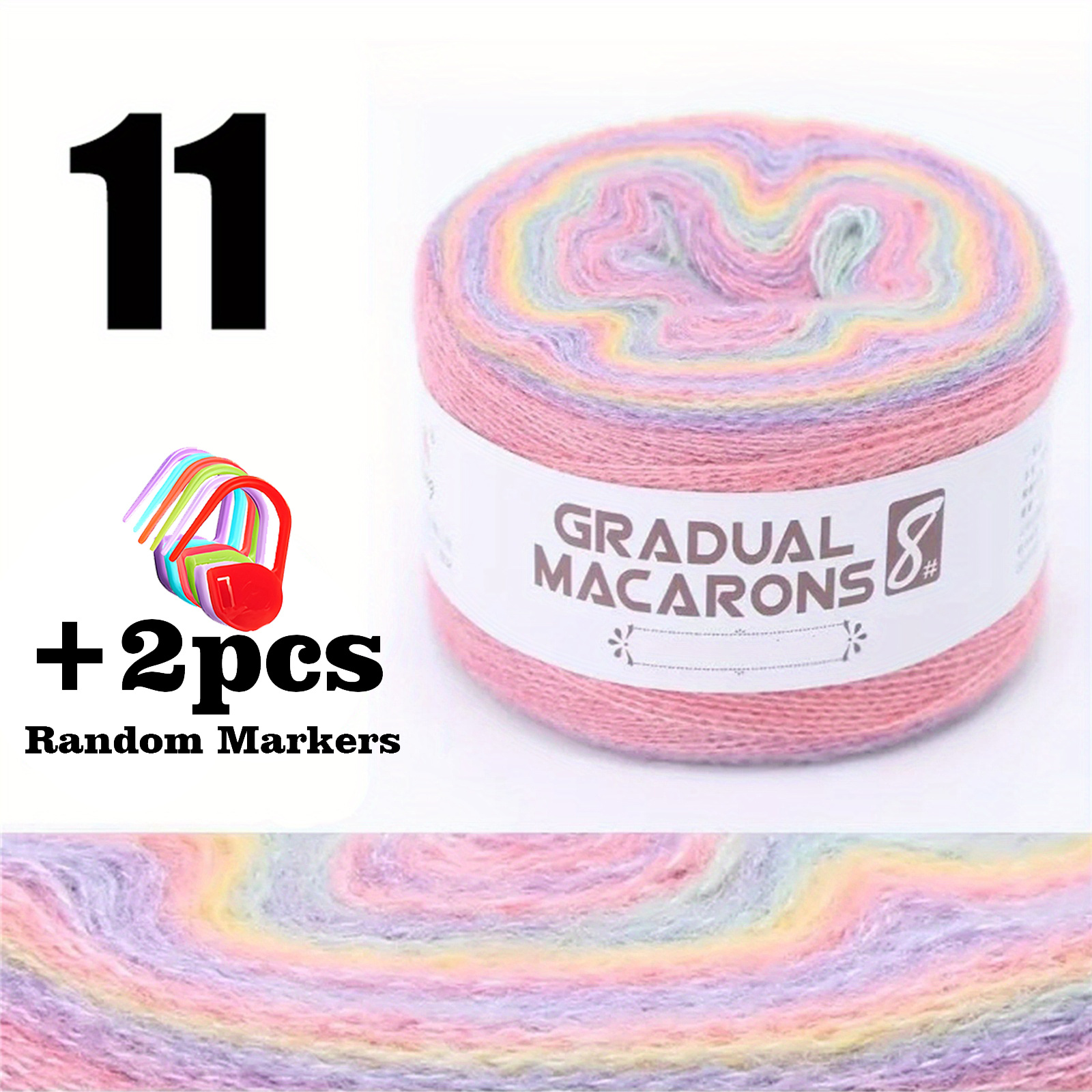  Agatige 25g/Roll Mohair Knitting Yarn, Soft Wool Yarn DIY Shawl  Scarf Socks Crocheting Supplies(Purple)