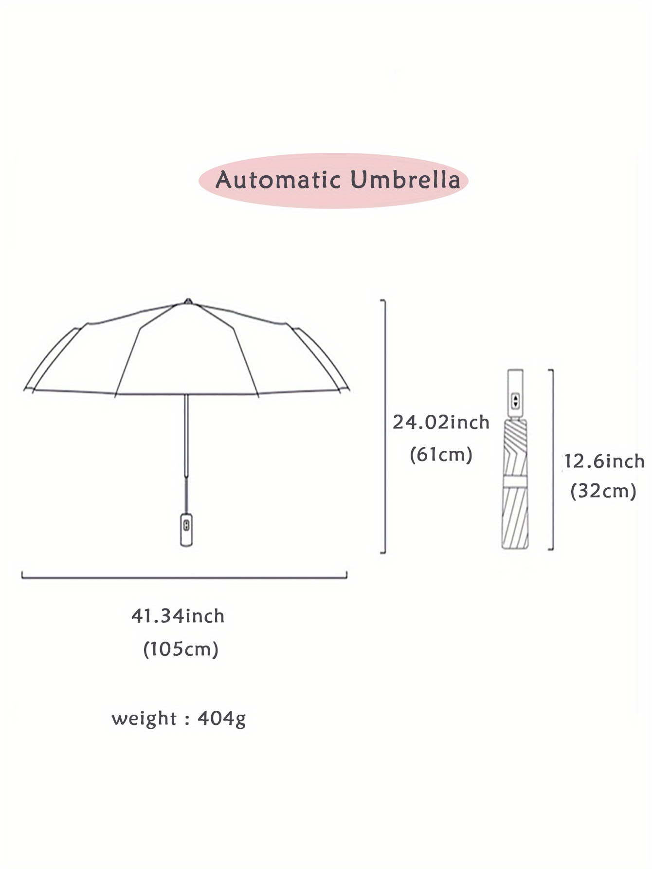 Umbrella Ten Bones Plus Sunny Umbrella Large Folding - Temu