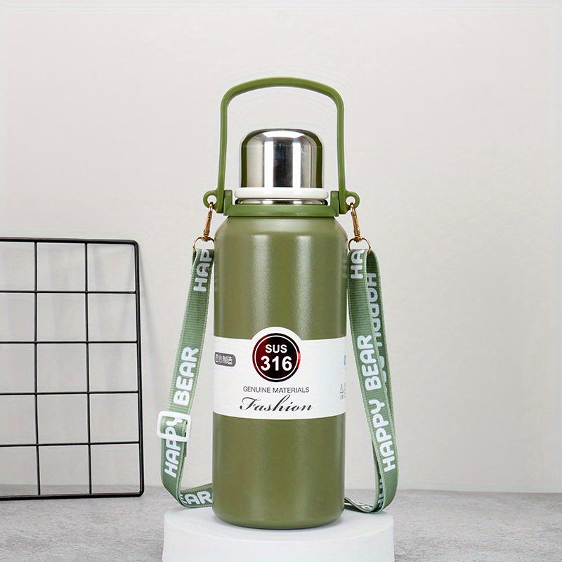 316 Stainless Steel Insulated Jug Water Bottle With Straw - Temu