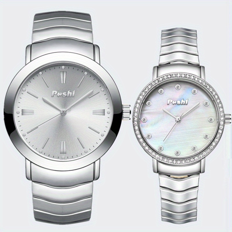 Casual Waterproof Quartz Watch Couple s Gift Temu United Arab