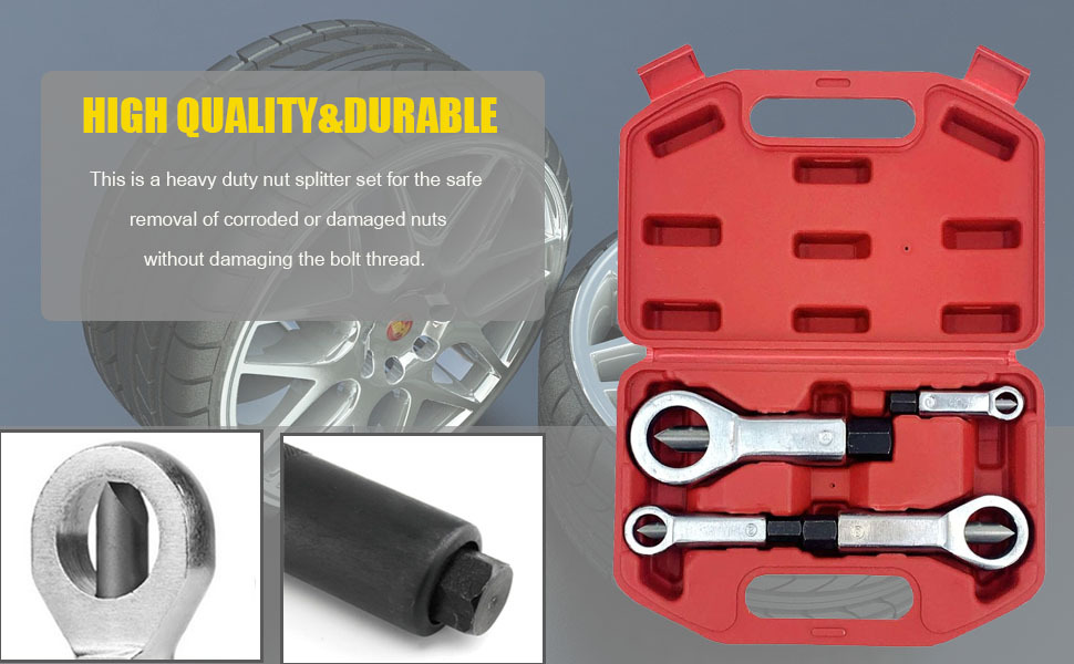 Metal Nut Splitter Tool Heavy Duty, Nut Separator For Removing Broken