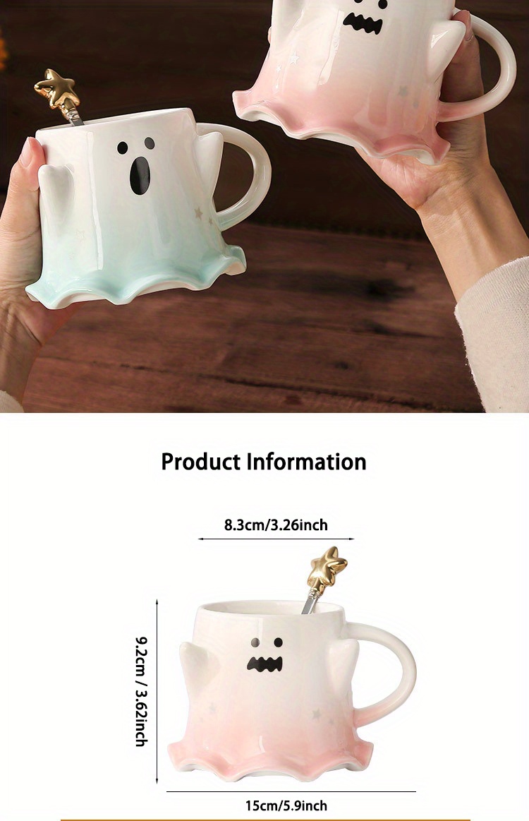 Korean Style UmU Ghost Glass Cup with Straw – The Kawaii Shoppu