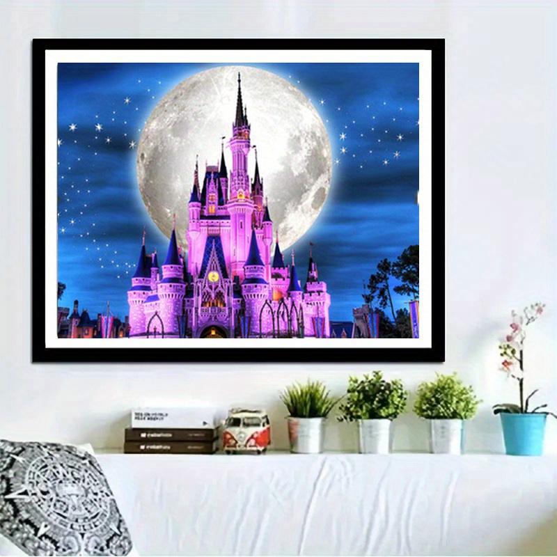 5d Diy Diamond Painting For Adults And Beginners Castle - Temu