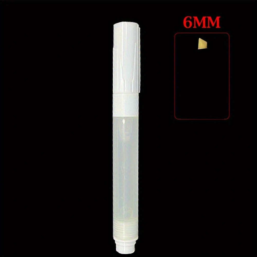 Empty Paint Pen 3/5/6.5/8/10mm Repeatable Rod Plastic Liquid Chalk Marker  Barrels Transparent Refillable Ink Graffiti Tube Pens - Whiteboard Marker -  AliExpress