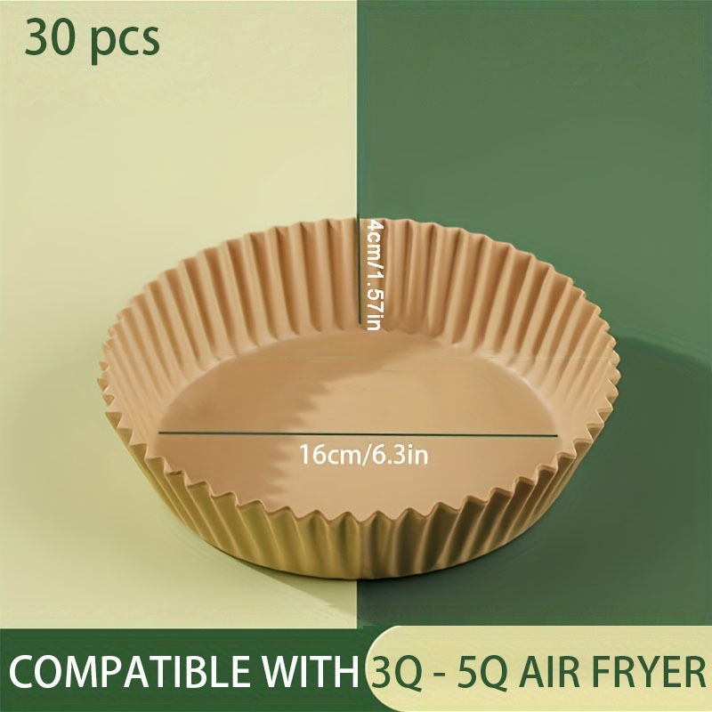 Air Fryer Disposable Paper Liner, Non-stick Parchment Paper For Frying,  Baking, Cooking, Roasting And Microwave, Oil-proof, Tray Non-stick Silicone  Oil Paper Square, Insulation Paper Pad Oil Absorbing Paper Baking Oven  Barbecue Oil