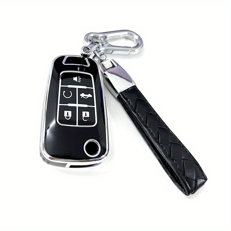 Key Fob Cover With Lanyard, Car Key Case Shell For Chevy For For