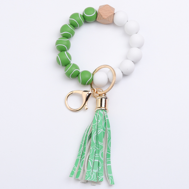 Edible Grade Silicone Beads Hand String Bangle Keychain - Temu