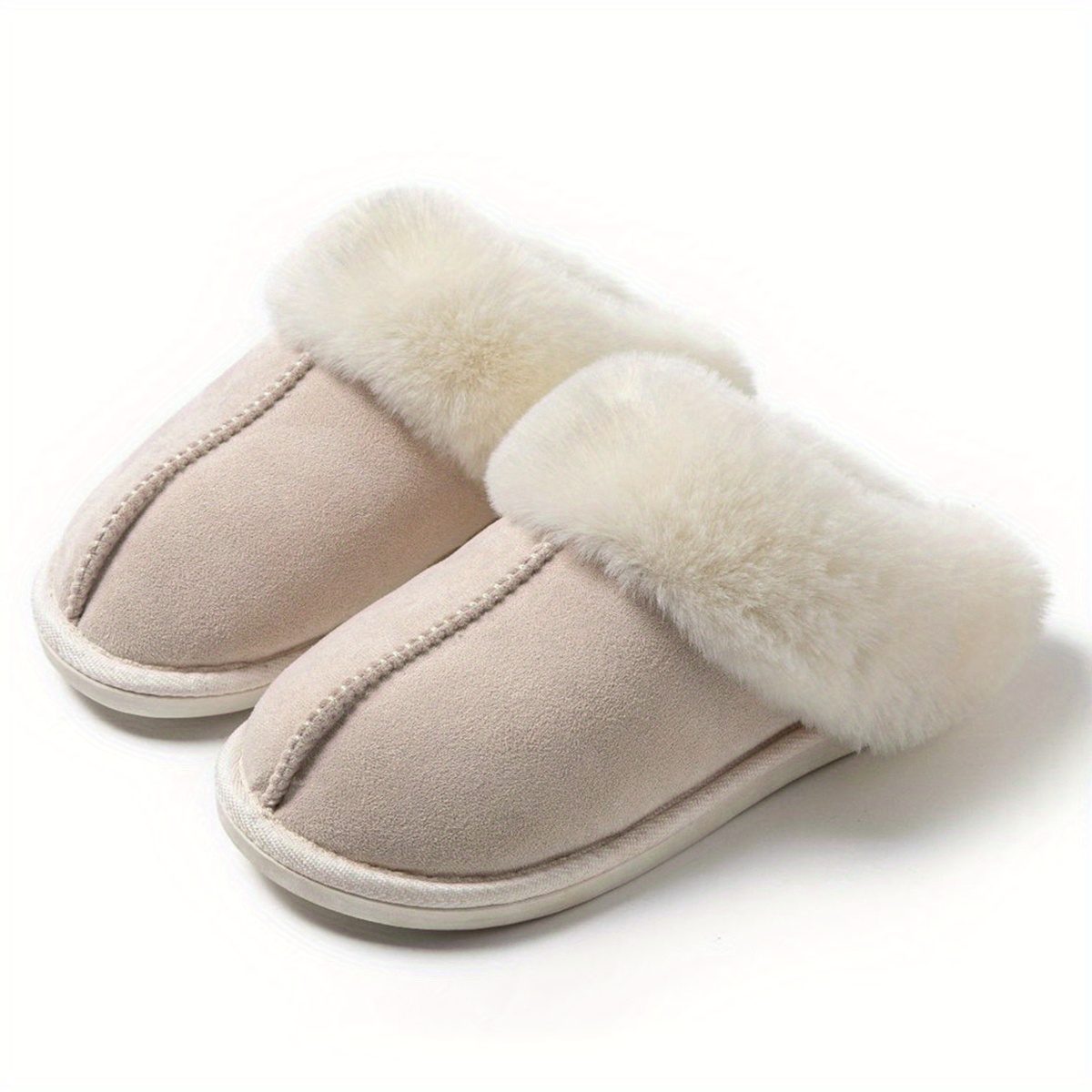 Fluffy boot shop slippers womens