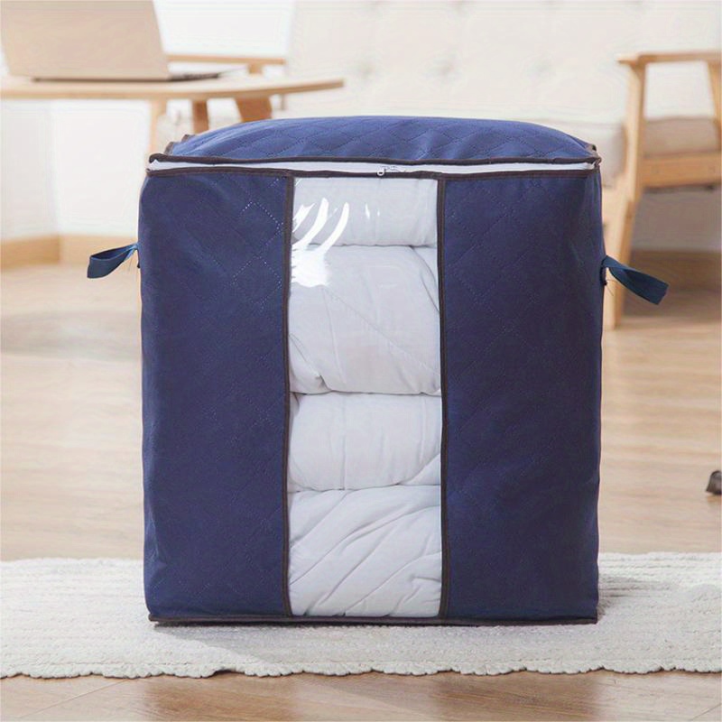 Storage Bags, Portable Non-Woven Zipper Storage Bag Clothes