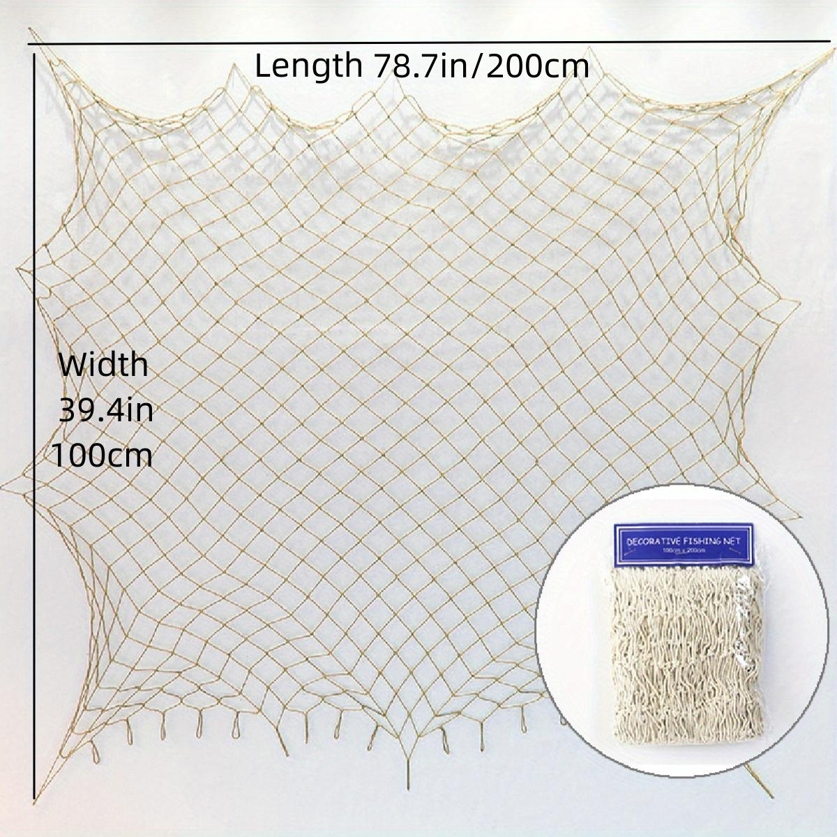 Hand woven Cotton Rope Fishing Net Home Decoration - Temu Canada