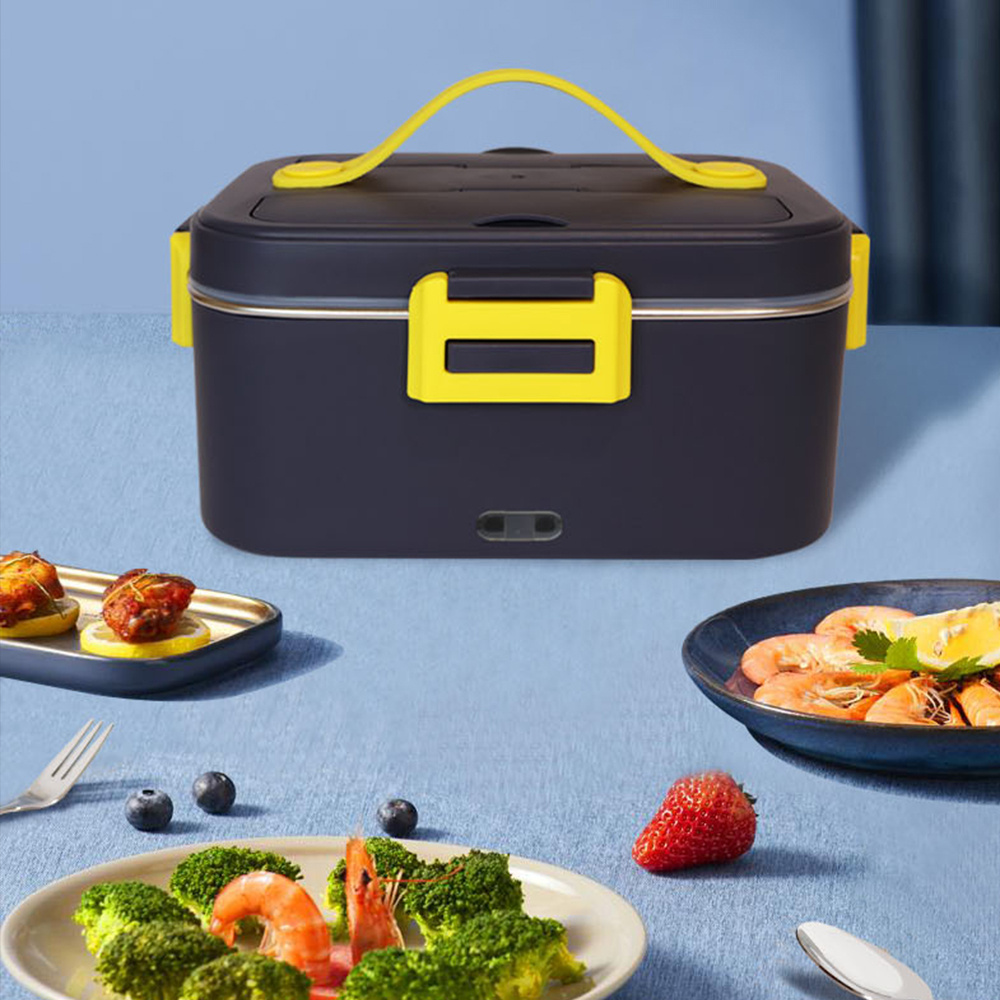 Us Plug Electric Lunch Box Blue Foodheater With 2 - Temu