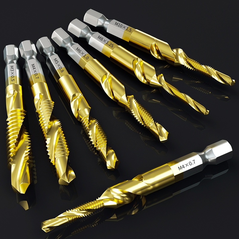 Drill Tapping in one Machine Tap Self tapping Wire Drill Bit Temu