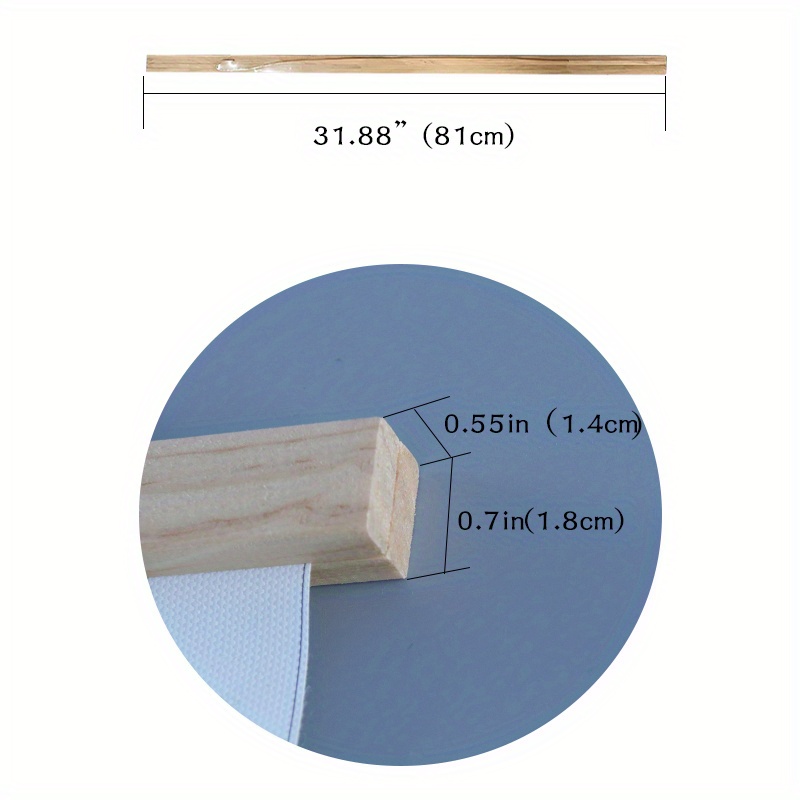 Poster Hanger Frame Teak Pine Photos Scrolls Temu