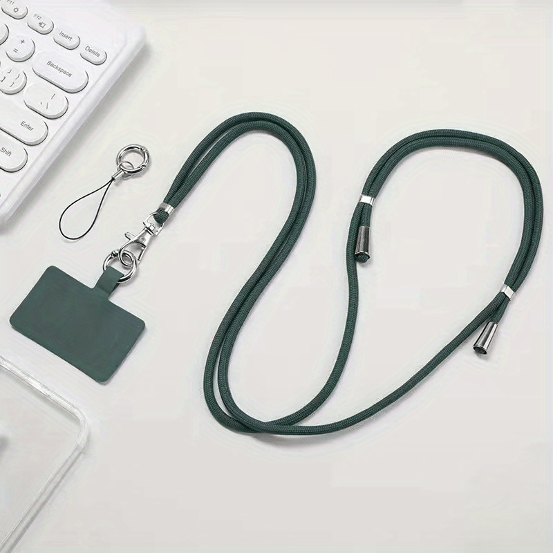 TEMU Cordón Para Teléfono Móvil, Cuerda Para Colgar En El Cuello, Mensajero, Puede Volver, Retráctil, Ajustable, Creativo, Cadena De Moda, Juego De