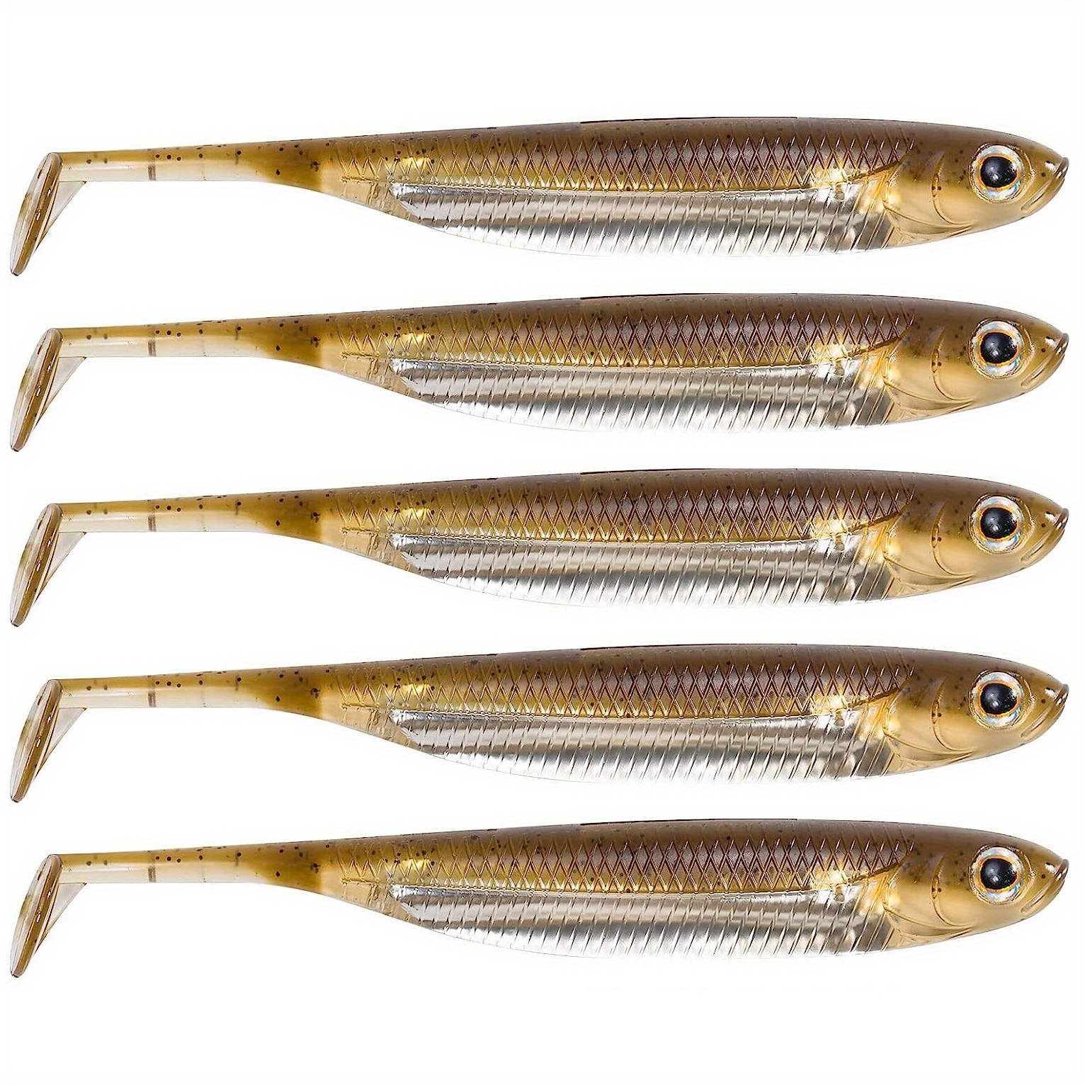  INOOMP 15pcs Swing Tail Bait Artificial Fishing Lures Fake  Lures for Fishing Swim Bait Minnow Bucket Fake Fishing Lures Live Bait  Bucket with Aerator Fishing Tools Carp Bait PVC Big