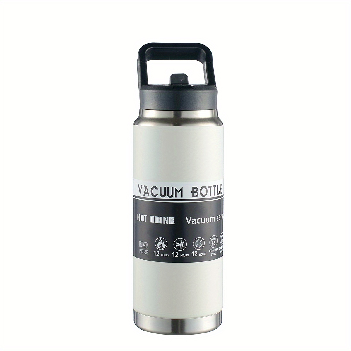 Cow Print Sports Water Bottle 304 Stainless Steel Vacuum - Temu